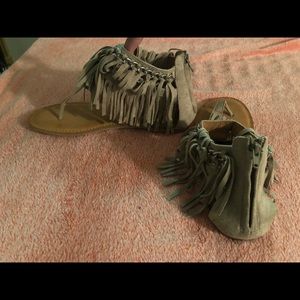 Fringe Sandals